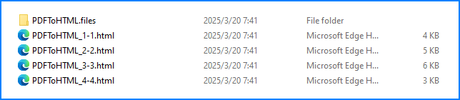 Convert PDF Pages to HTML Files in React