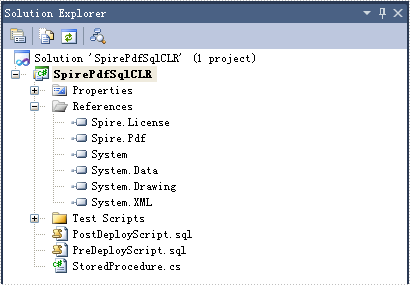 Utilize Spire.PDF in SQL CLR