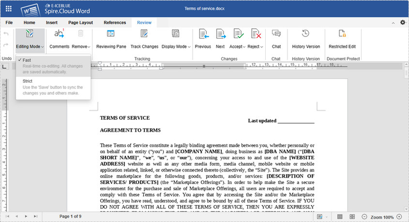 View and Edit Word Documents Online