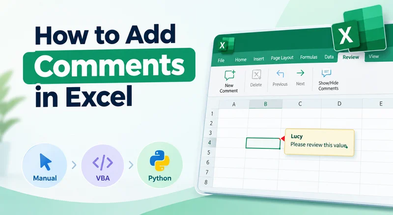 Comment ajouter un commentaire dans Excel de trois façons simples