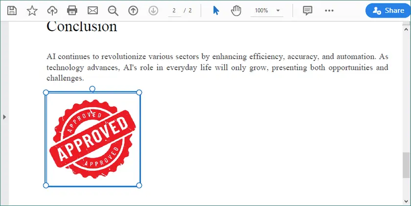 Add a custom image stamp to PDF using Python