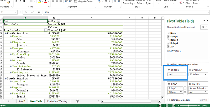 How to add report filter to Excel Pivot table in C#