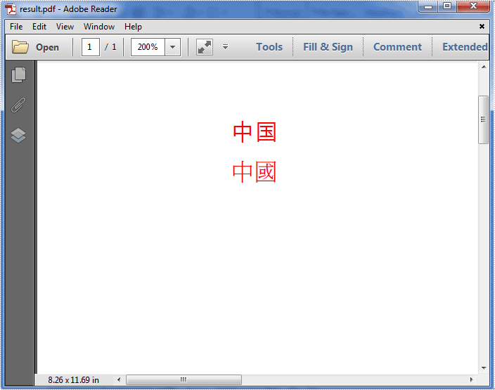How to add simplified and traditional Chinese characters to PDF in C#, VB.NET