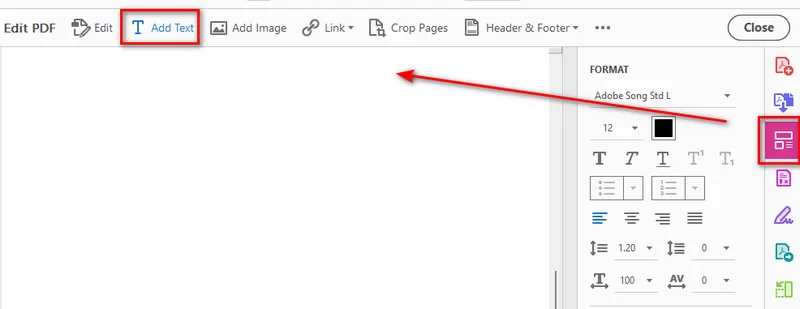Add a Text Box to a PDF Using the Add Text Tool