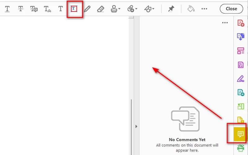 Add a Text Box to a PDF as a Comment