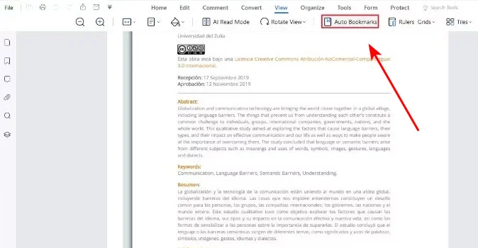 How to Add a Table of Contents in PDF Using Online Tools