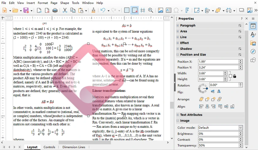 Add Watermark to PDF Using LibreOffice