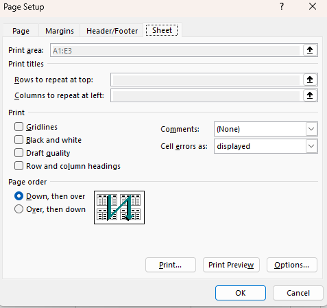 Print area set with Spire.XLS for JavaScript