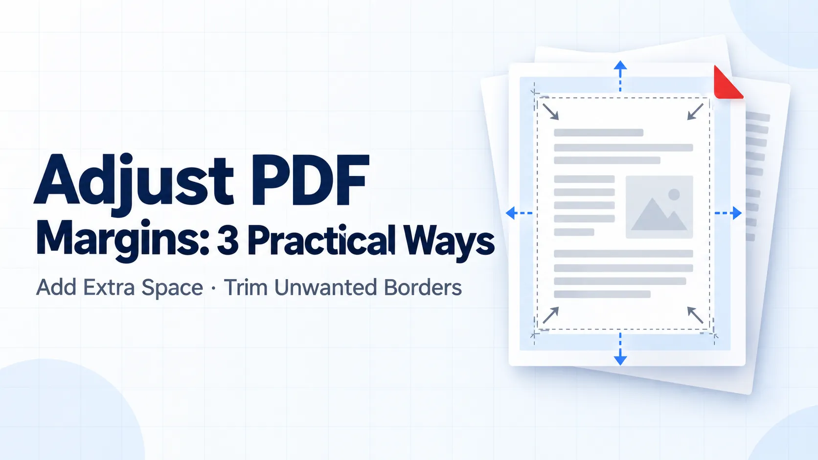 Regolare i margini PDF in 3 modi