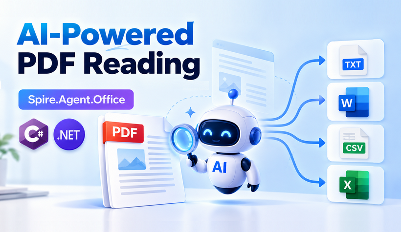 AI read pdf and extract data in C# with Spire.Agent.Office