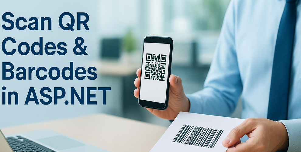 Scan QR codes and barcodes in ASP.NET Core using C# and Spire.Barcode