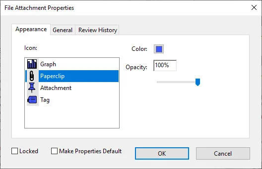 Choose Preferred Attachment Icon