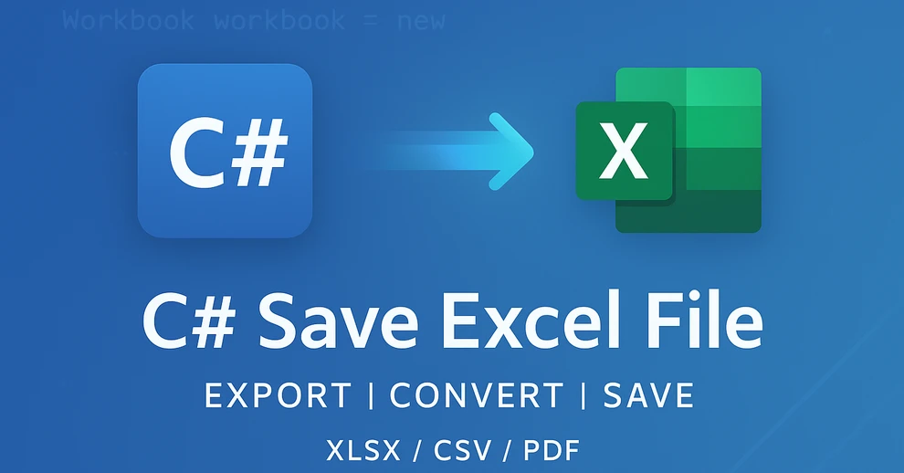 Tutorial sobre cómo guardar archivos de Excel usando código C#