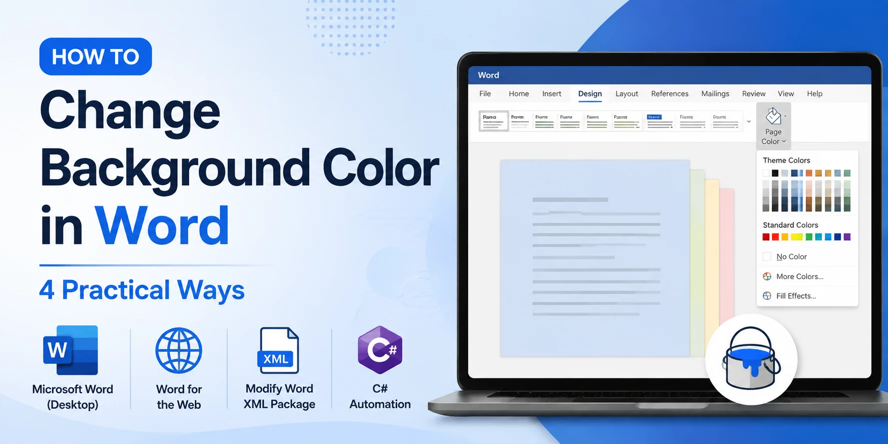 Step-by-Step Guide to Change Background Color in Word