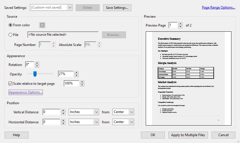 Change PDF Background Color with Adobe