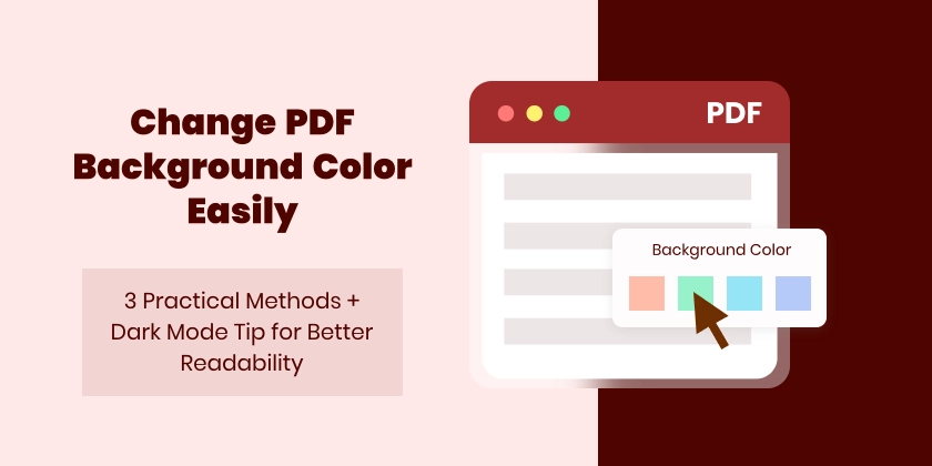 Change PDF Background Color: White to Custom or Dark