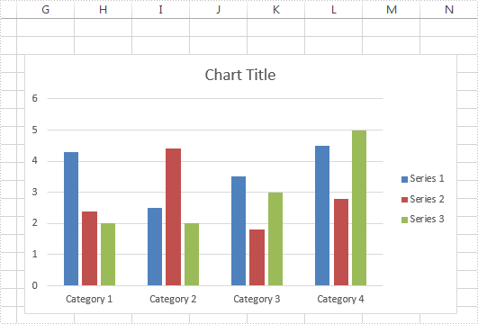 How to change the color of data series in an Excel chart