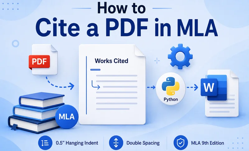 Come citare un PDF in formato MLA