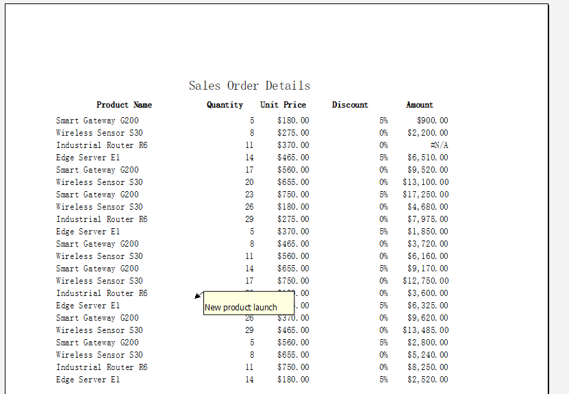 Set black and white printing, comments and error values