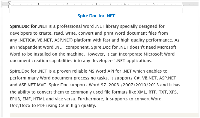 How to convert Word to Word XML in C#, VB.NET