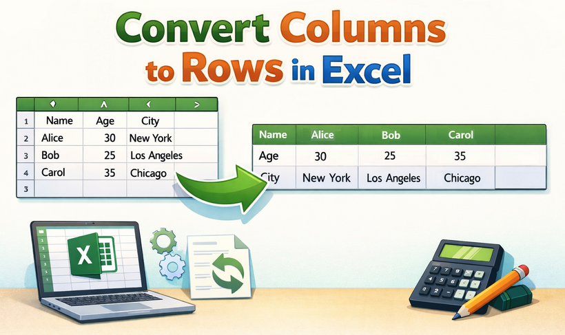 5 best ways to transpose data in Excel