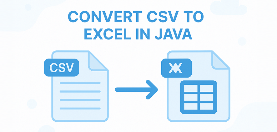 Java code converting CSV to Excel with formatting and templates using Spire.XLS