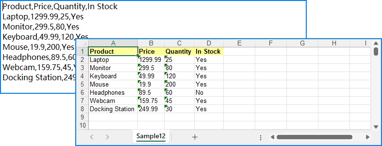 Excel output with formatted headers and number columns using Spire.XLS in Java