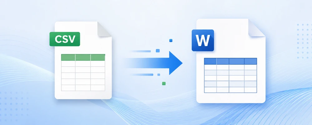 Convertir documentos CSV a Word usando métodos manuales, herramientas en línea y automatización con Python