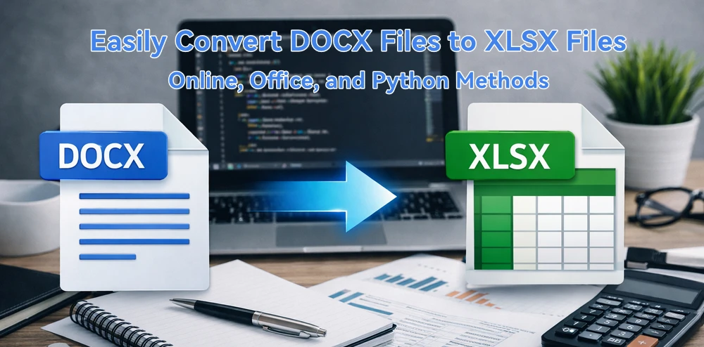 DOCX to XLSX Conversion Tutorial: Online, Office, and Python Methods