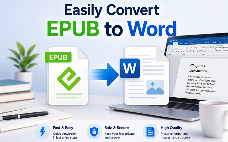 Convert EPUB to Word in 3 Simple Ways