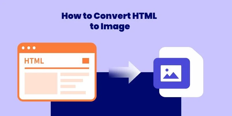cover page of converting html to image