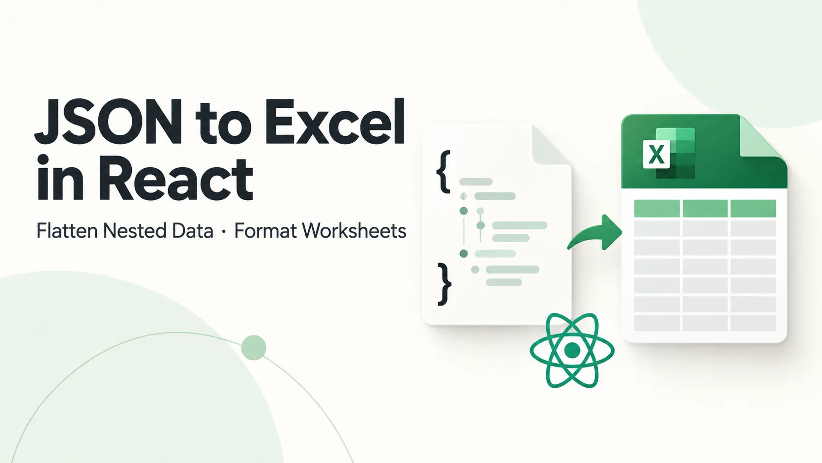 Convert JSON to Excel in React
