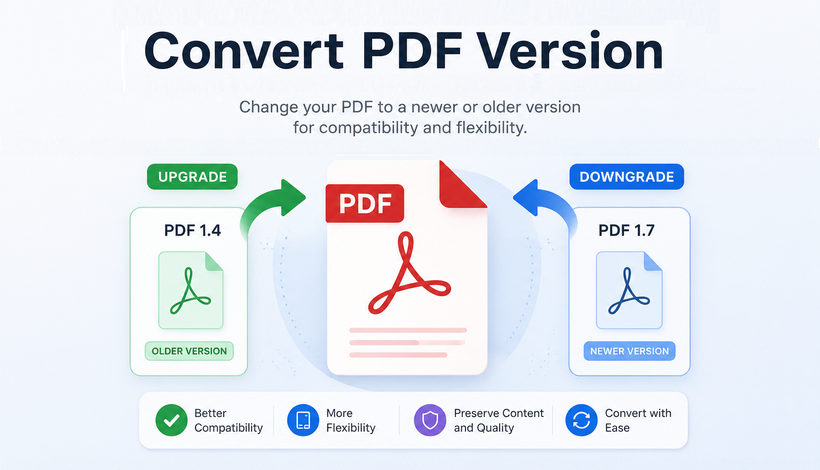 4 strumenti gratuiti per aggiornare o declassare la versione PDF
