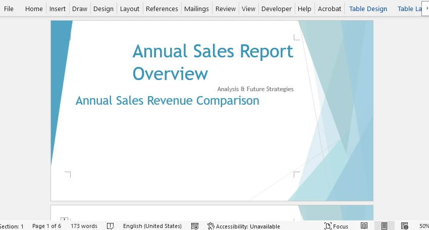 PDF guardado desde PowerPoint abierto en Word