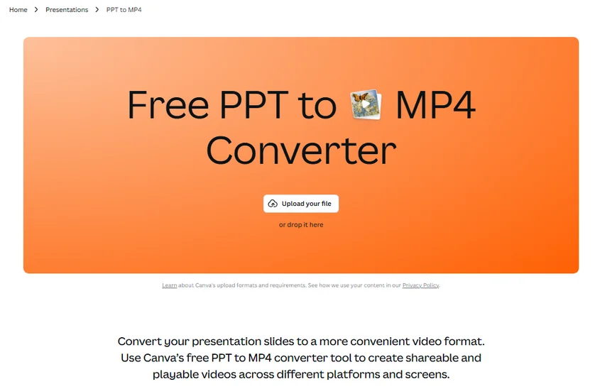 Convert PowerPoint to Video Online