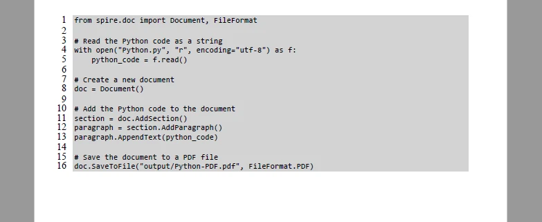 Converter Python para PDF Usando Spire.Doc