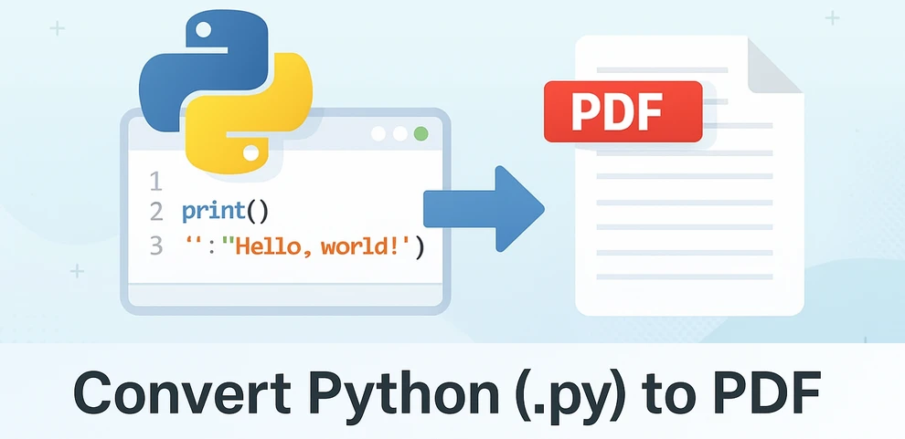 Como Converter Arquivos Python .py para Documentos PDF
