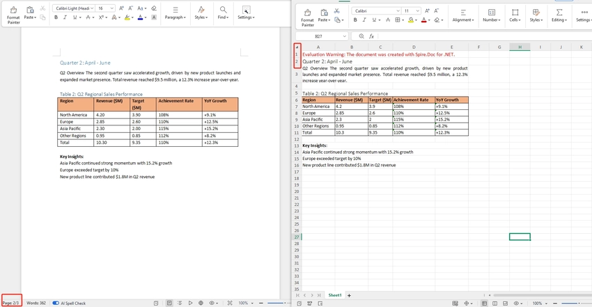 C#: Convert a specific page of a Word