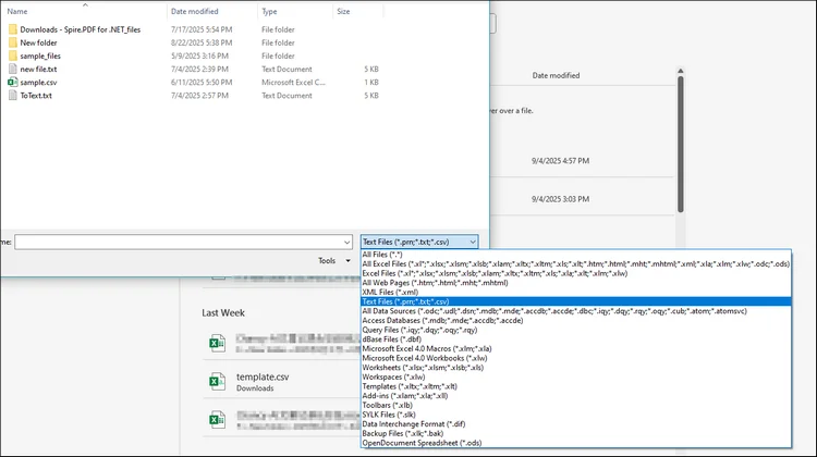 adjust file format to open the target txt file on computer