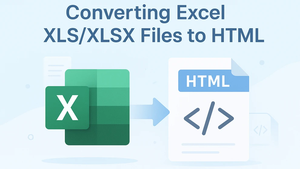 Anleitung zum Konvertieren von Excel XLS/XLSX-Dateien in HTML-Tabellen
