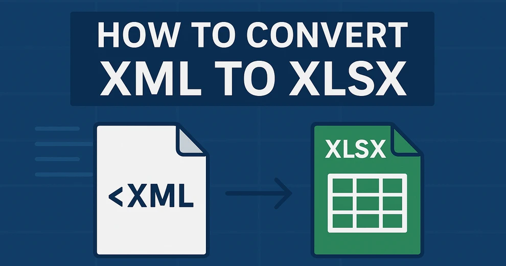 Tutorial su come convertire file XML in XLSX: dal livello base a quello avanzato