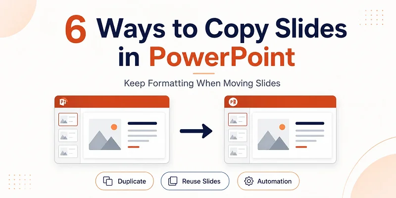 Step-by-Step Guide Showing How to Copy Slides in PowerPoint