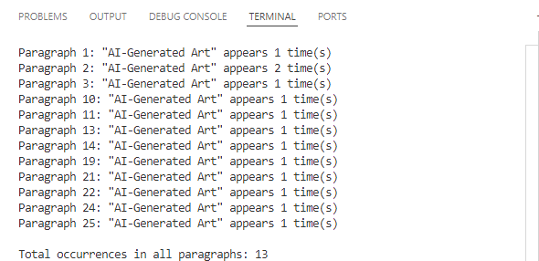 Count Word Frequency by Paragraphs Using Python