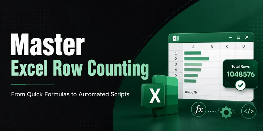 Count Rows in Excel