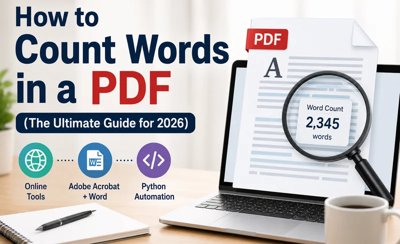 Comment compter les mots dans un PDF avec 3 méthodes efficaces