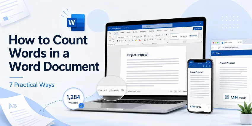 How to count words in a Word document step-by-step guide