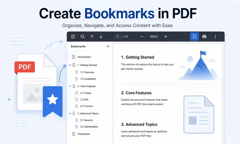 Esplora 3 semplici metodi per creare segnalibri in PDF