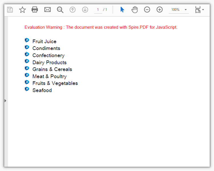 An unordered list using logo.png as the bullet marker