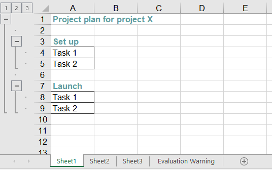 Create Multi-level (Nested) Groups