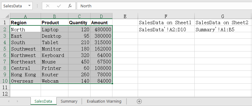 Create Local Named Range